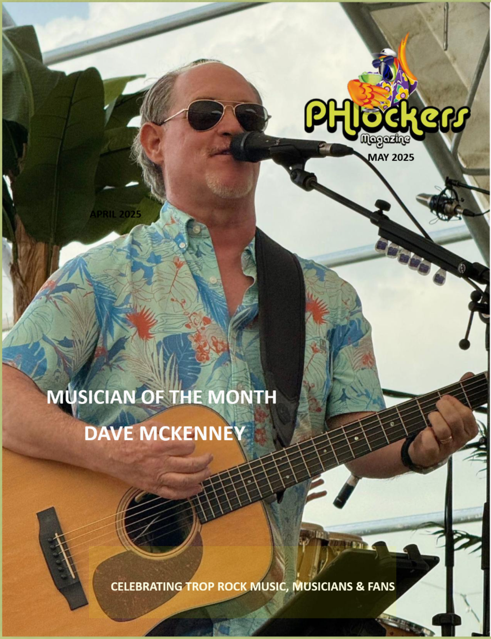 Cover of the May 2025 issue of Phlockers Magazine