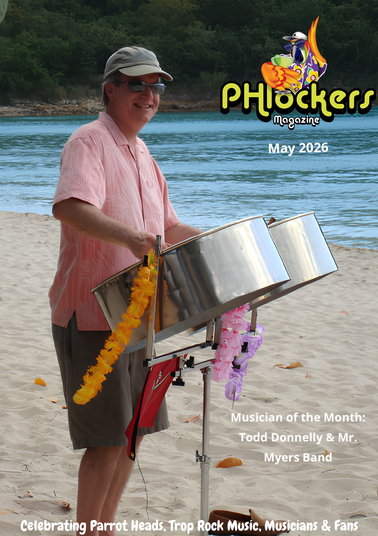 Cover of May 2026 of Phlockers Magazine
